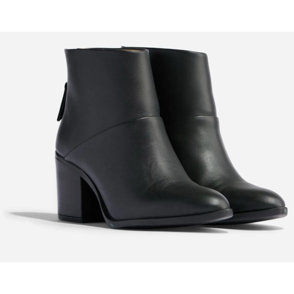 Nisolo Dari Commuter Boot Leather Zip Back Casual Wardrobe Classic Women's 8.5